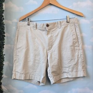 J. Crew Cream Chino Shorts